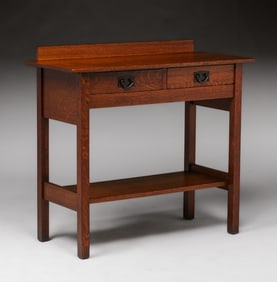 Gustav Stickley Two-Drawer Server c1912-1915