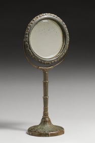 MM Co Antique Shaving Mirror c1900s
