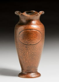 Albert Berry - Seattle Hammered Copper Presentation Vase c1920s