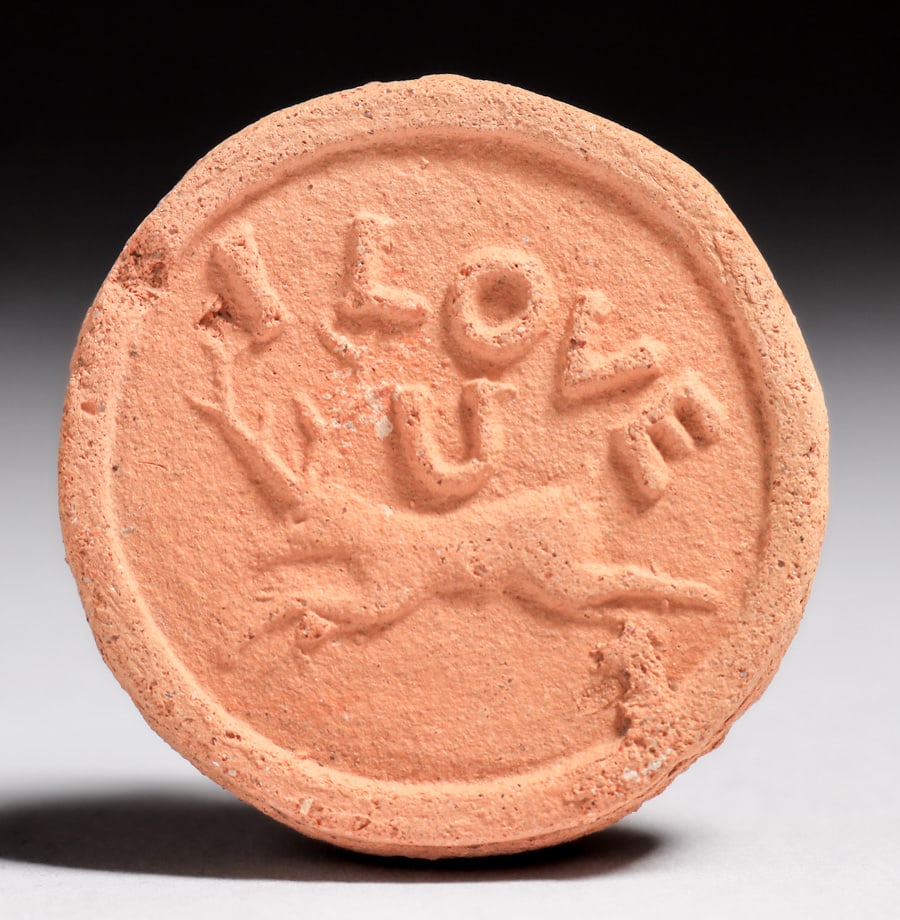 George Ohr Brothel Token c1895 (1 of 4)