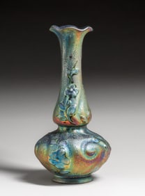 Heliosine – Austrian Art Nouveau 16" Vase c1900s