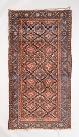 Antique Persian Kurdish Rug c1900