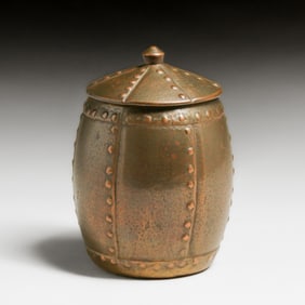 Clewell - Canton, OH Copper-Clad Humidor c1910