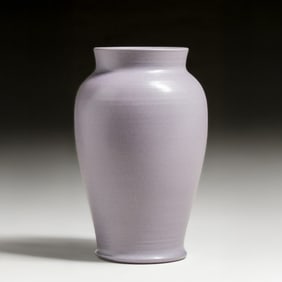Marblehead Pottery Matte Lavendar Vase c1910