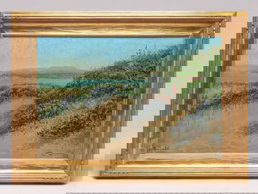 Theodore Wores (1859-1939) Large San Francisco & Marin County Painting 1920