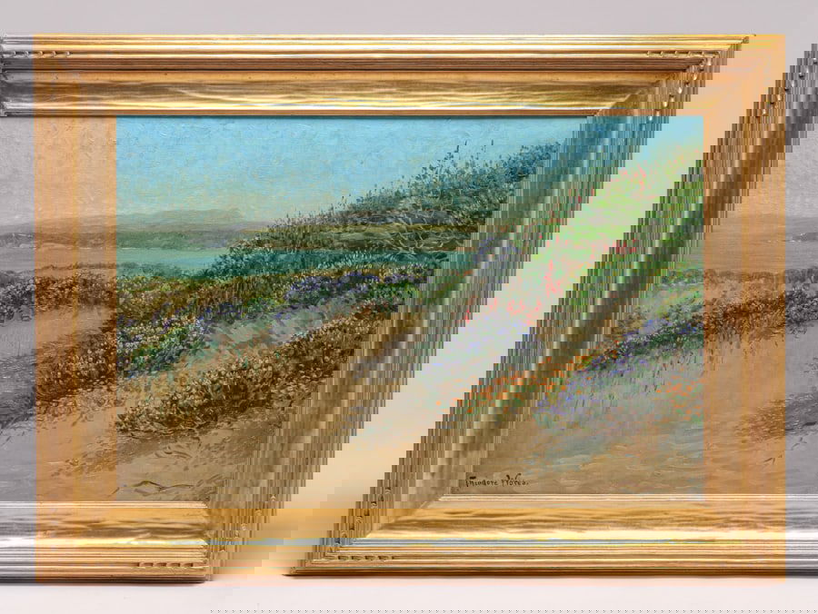 Theodore Wores (1859-1939) Large San Francisco & Marin County Painting 1920 (1 of 7)