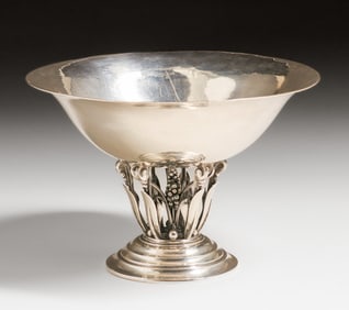 Georg Jensen - Johan Rohde Designed Sterling Silver Stemmed Bowl c1920s