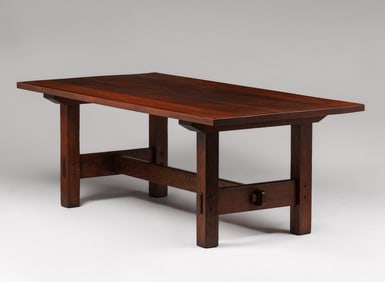 Rare Gustav Stickley #622 Rectanuglar Dining Table c1910