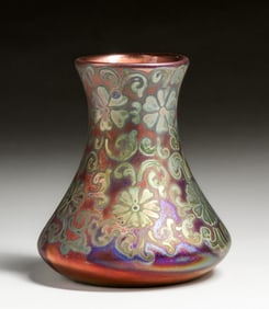 Weller Sicard Iridescent Vase c1905