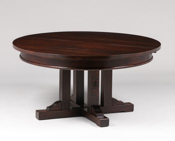 Roycroft #012 Secessionist Oak Dining Table c1912