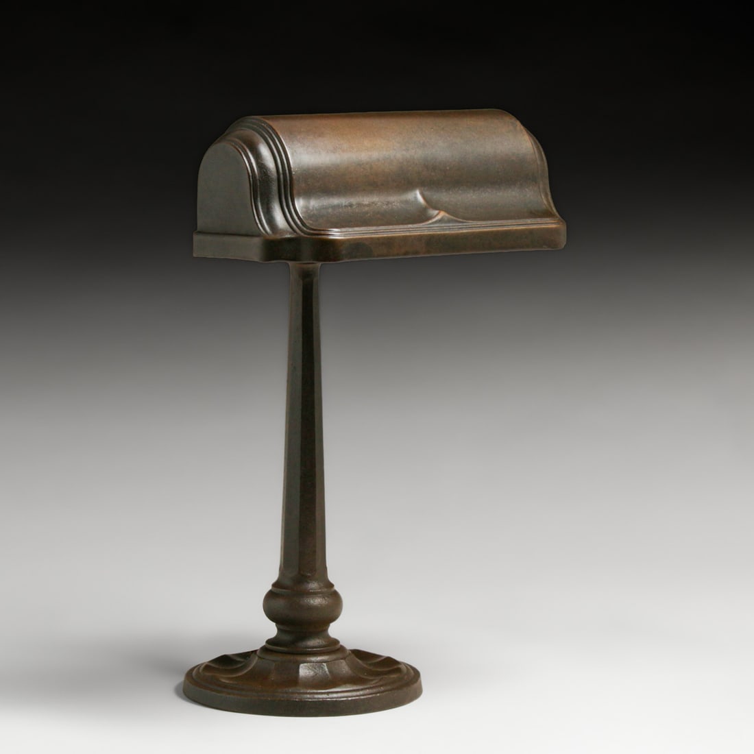 Antique Brass Banker's Lamp c1910s (1 of 8)