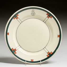 Roycroft Buffalo China Plate c1920s