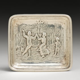 Marshall Field & Co - Chicago Sterling Silver Pin Tray c1910