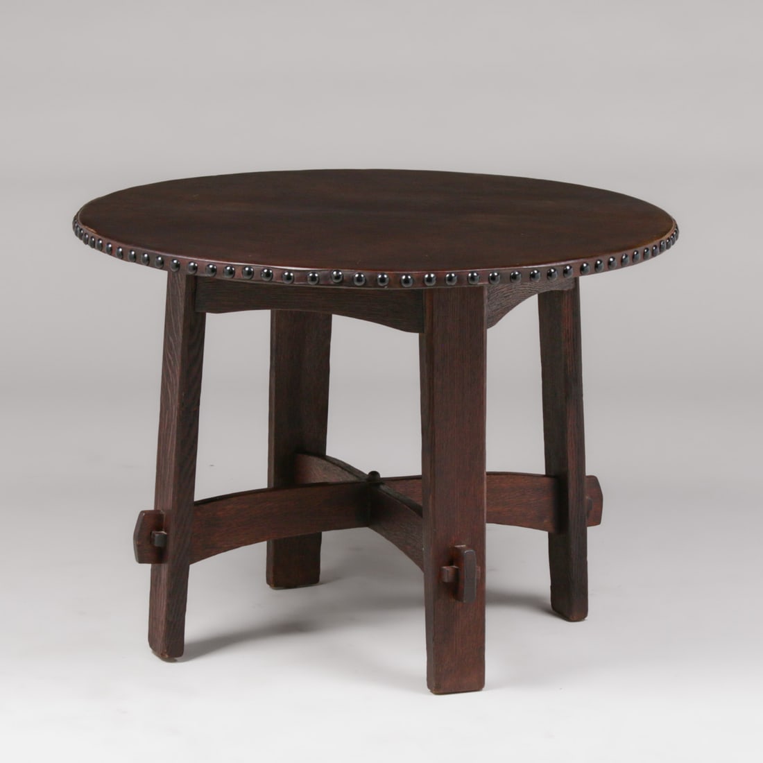 Gustav Stickley #635 Leather-Top Library Table c1904 (1 of 6)