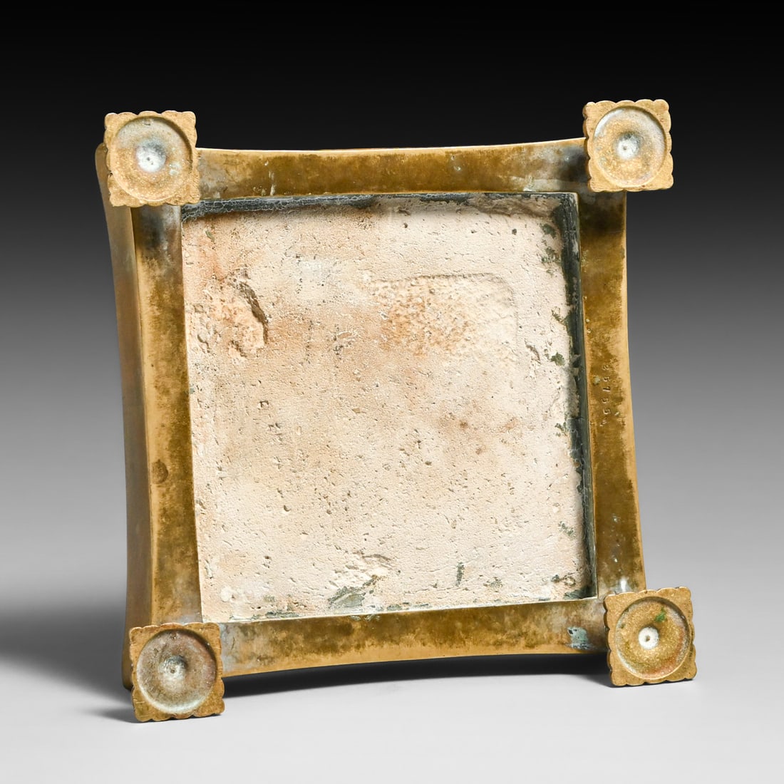 Tiffany Framed Grueby Trivet Tile c1905 - 4