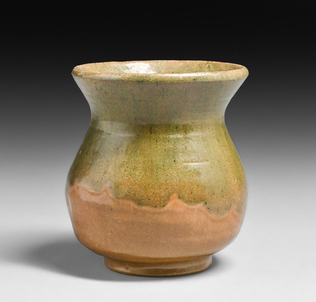 W.J. Walley Pottery - Worcester State Hospital Drip Vase c1913-1918 (1 of 4)