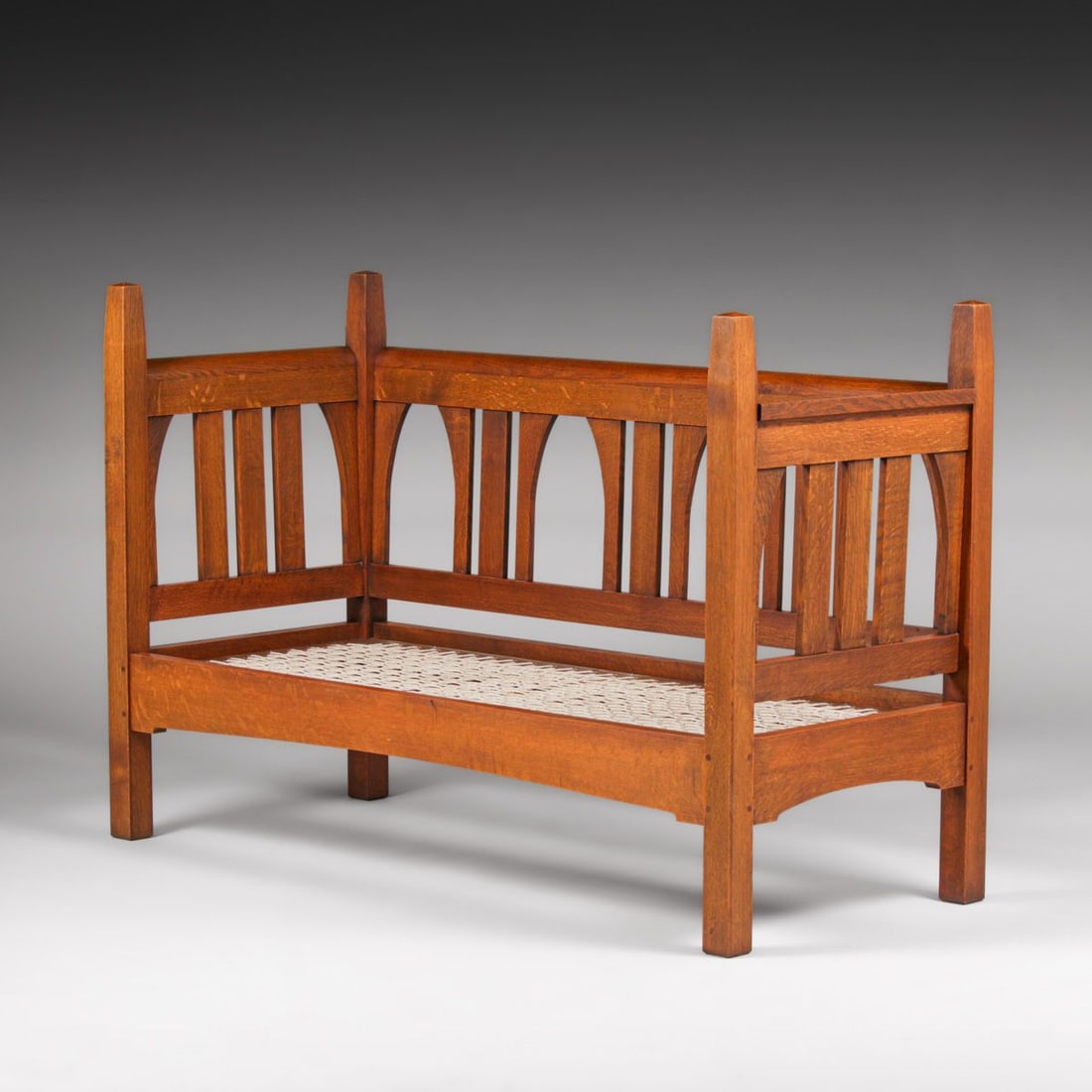 Head, Heart & Hand Gustav Stickley Model #165 "Divan" Settle 2012 (1 of 4)