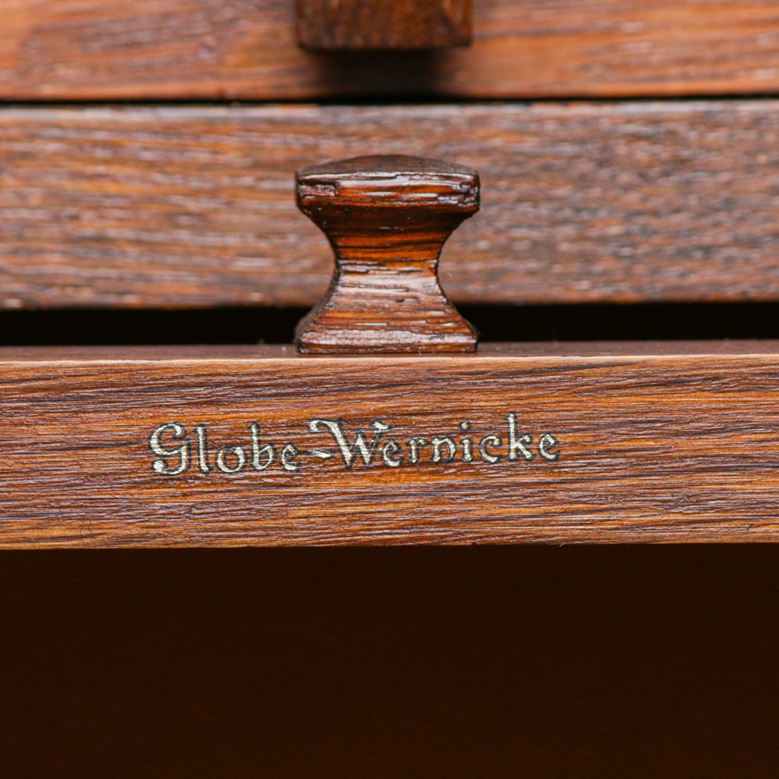 Globe-Wernicke Oak Stacking Bookcase c1910 - 4