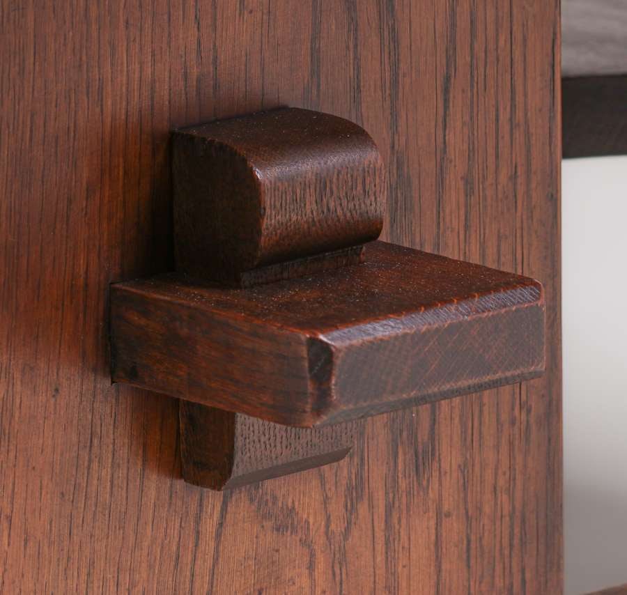 Massive L&JG Stickley 72" Trestle Table c1910 - 3