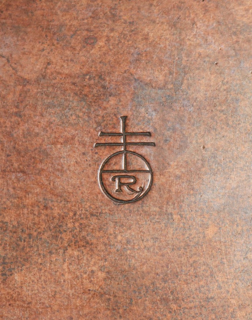 Important Early Roycroft Hammered Copper Secessionist Square Bookends c1912 - 4