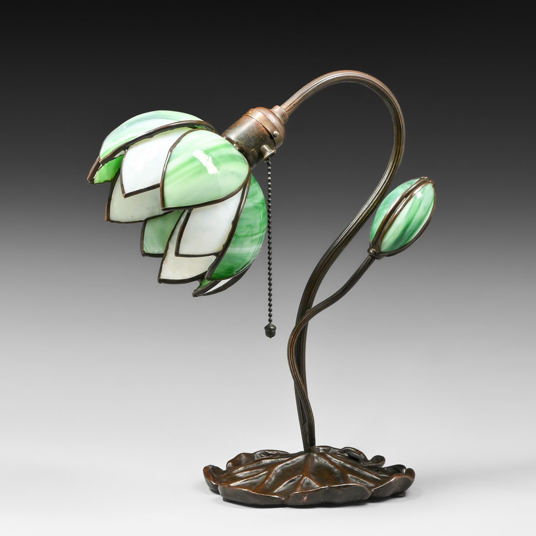Handel Pond Lily Lamp c1910 - 3
