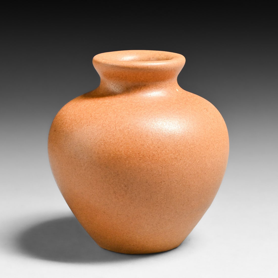 Teco Pottery Matte Brown Vase c1910 - 3