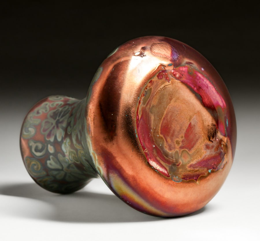 Weller Sicard Iridescent Vase c1905 - 3