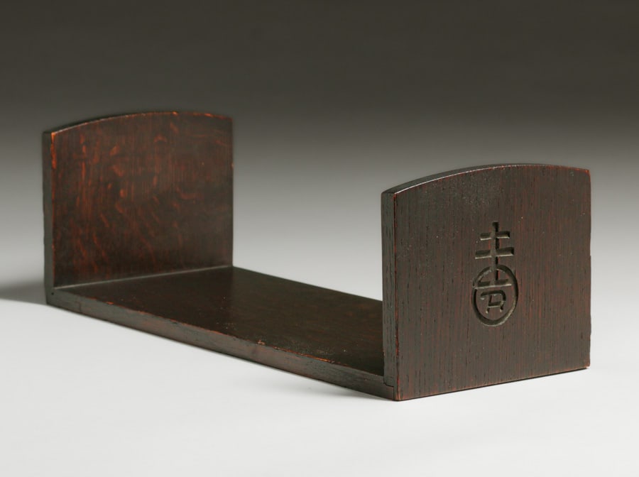 Roycroft Oak Table-Top Bookrack c1910s - 2