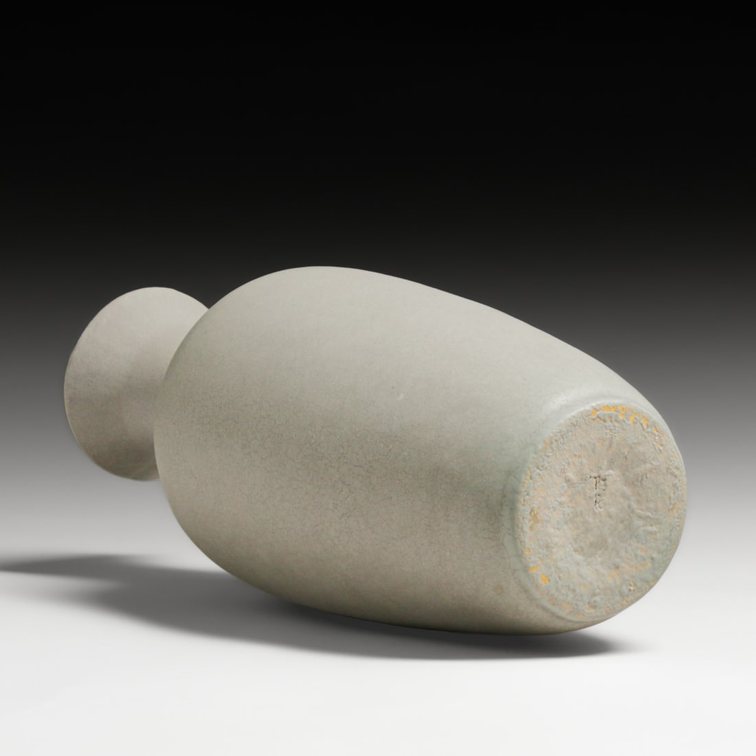 Teco Pottery #64B Matte Grey Vase c1910 - 3