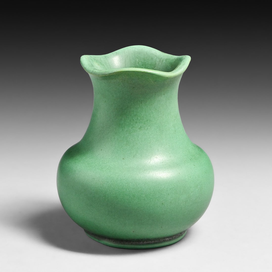 Teco Pottery Matte Green Vase c1910 (1 of 3)
