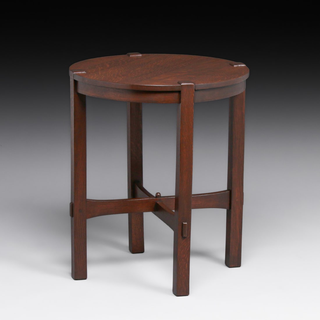 Early Gustav Stickley #436 Oak Lamp Table c1902 - 2