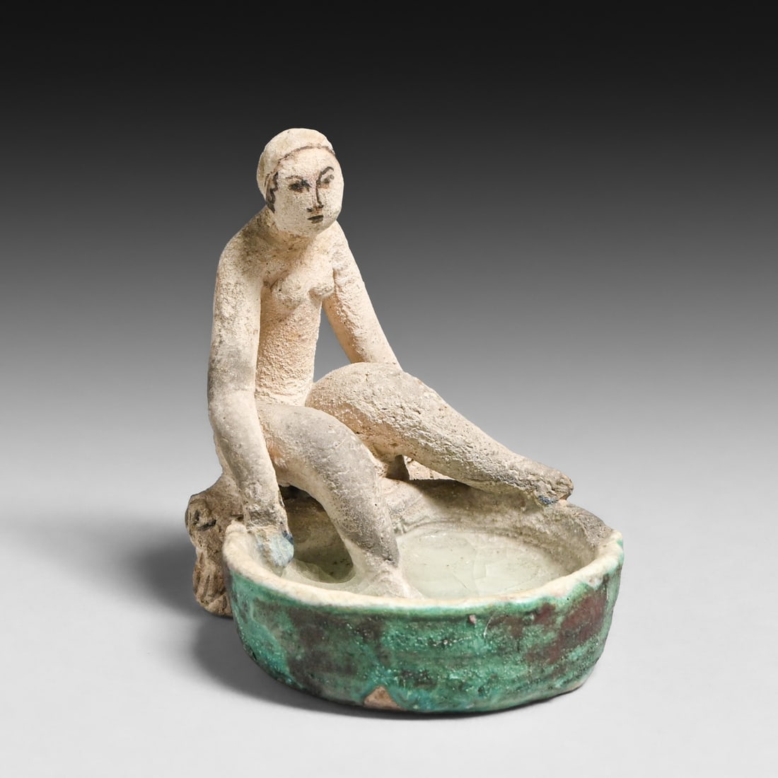 Rare Max Laeuger - German Sculpture 1934: Rare Max Laeuger - German Sculpture 1934. Signed. Perfect condition. 4"h x 4.25"d FREE NATIONWIDE SHIPPINGFree Nationwide Shipping within the lower 48 states for all purchases at our Two-Day