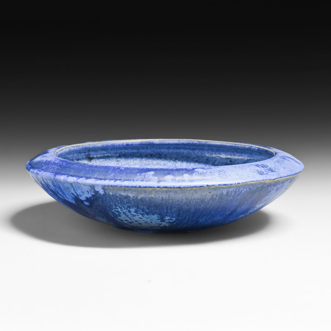 Fulper Pottery Blue Crystalline Fruit Bowl c1917-1920 (1 of 6)