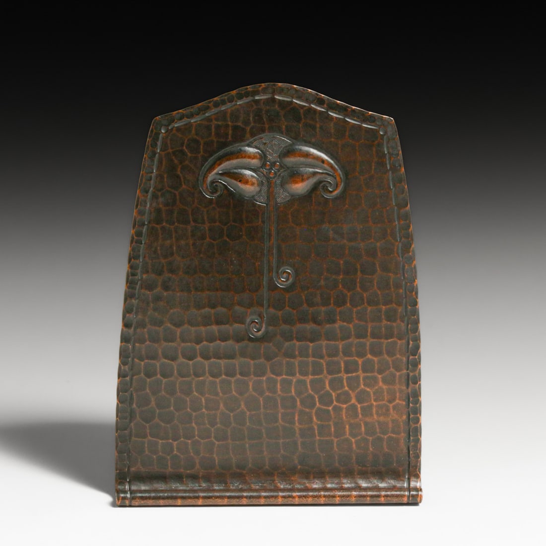 Roycroft Hammered Copper Bookends c1920s - 6