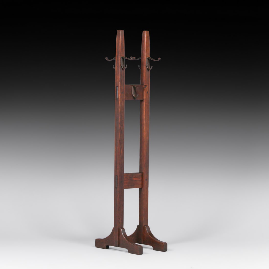 Gustav Stickley #53 Double Costumer (Coatrack) c1910 - 2