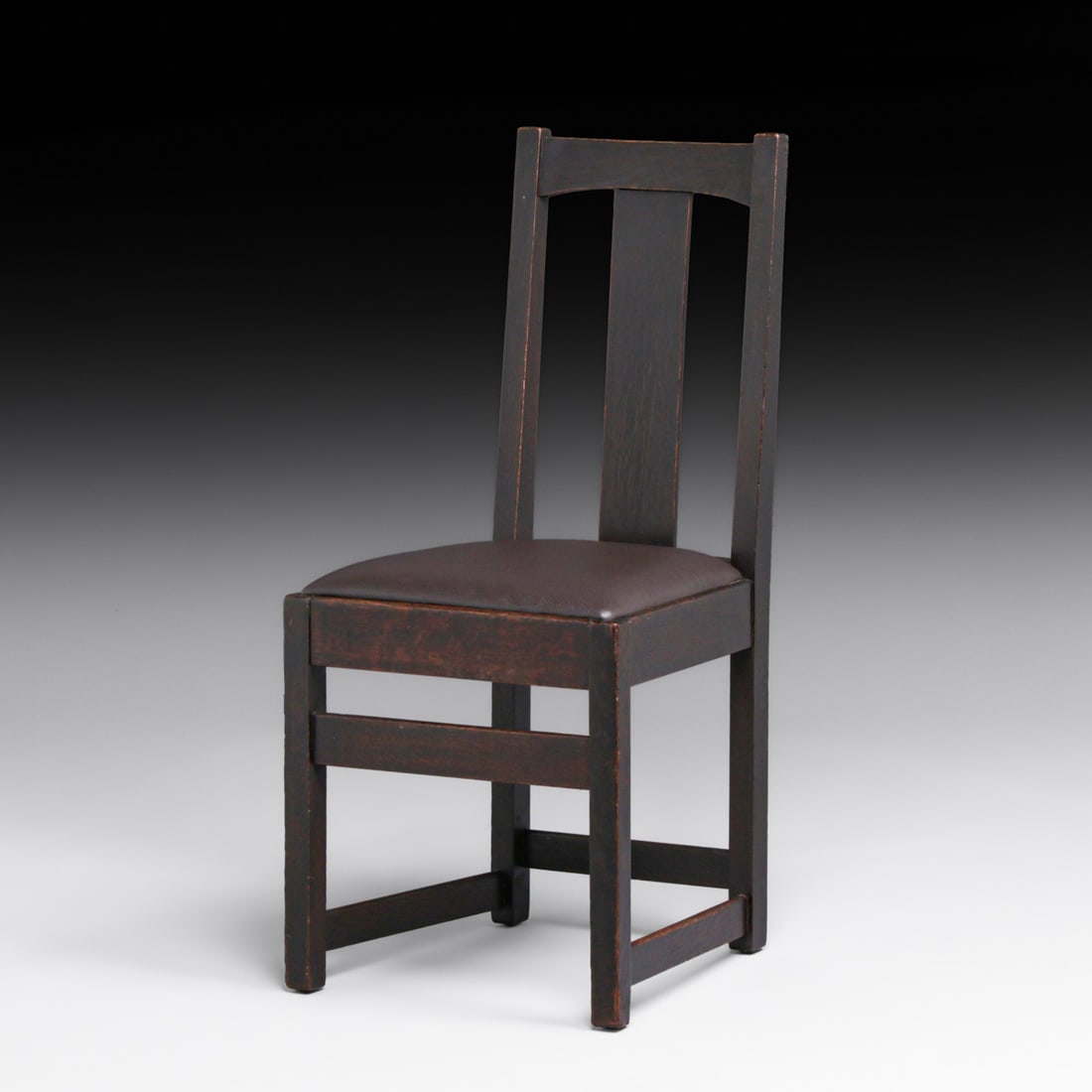Limbert T-Back Oak Side Chair c1910 - 2
