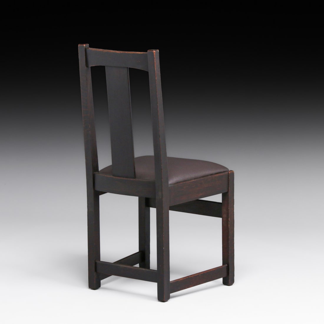 Limbert T-Back Oak Side Chair c1910 - 3