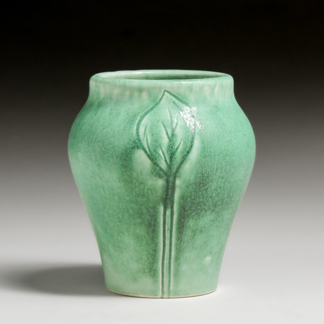 Rookwood Pottery Albert Munson Carved Matte Green Vase 1901 (1 of 4)