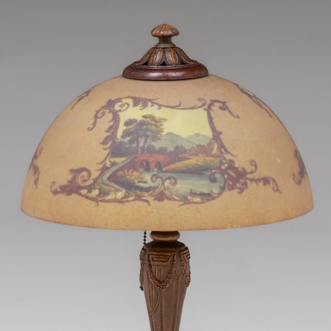 Jefferson Reverse-Painted Lamp c1920s - 5