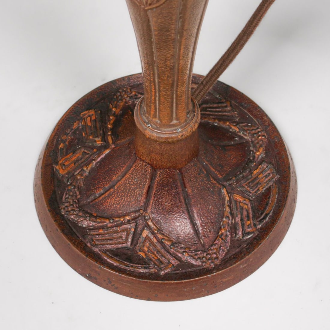 Jefferson Reverse-Painted Lamp c1920s - 8