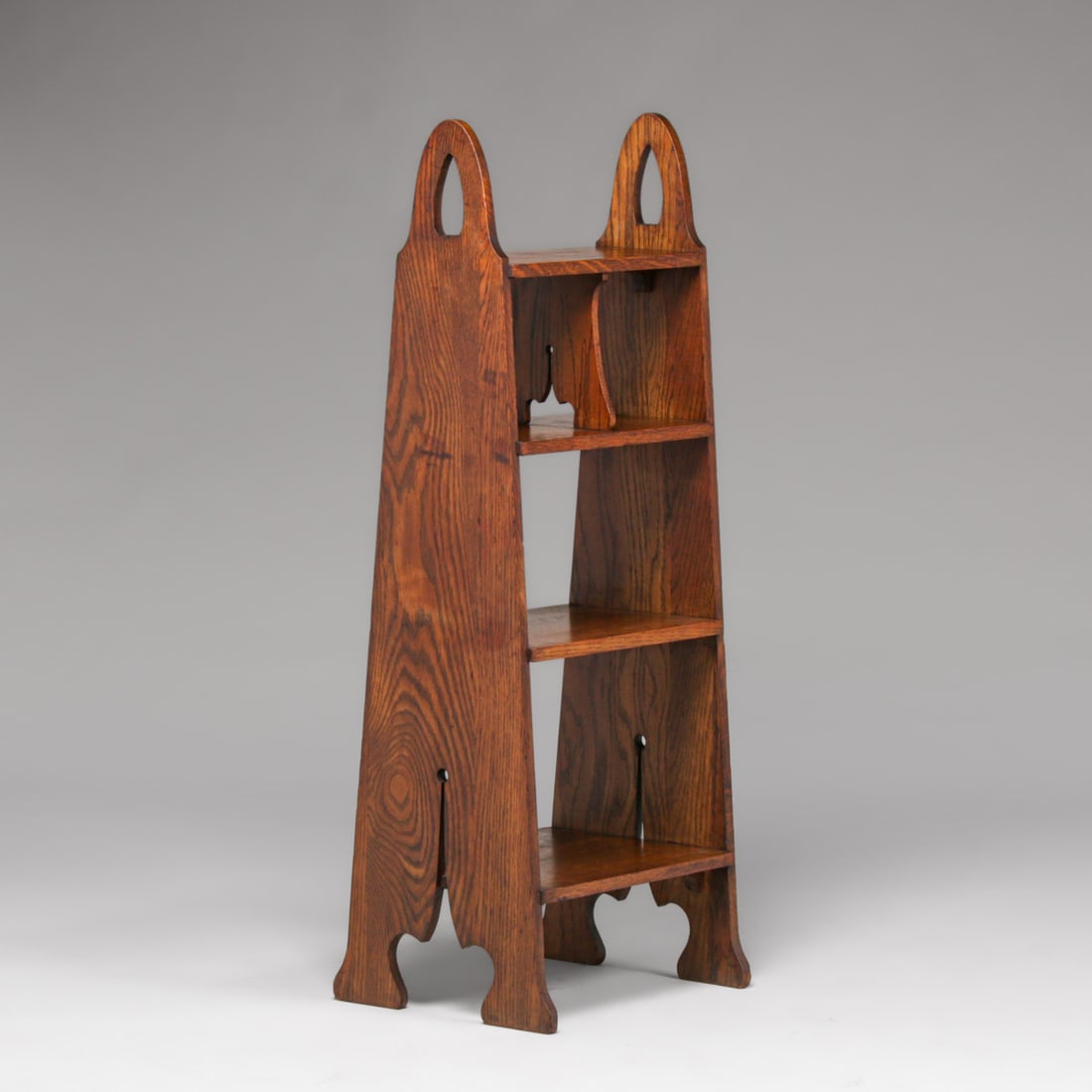 Grand Rapids Cutout Magazine Stand c1910 - 3