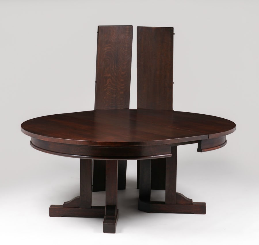 Roycroft #012 Secessionist Oak Dining Table c1912 - 2