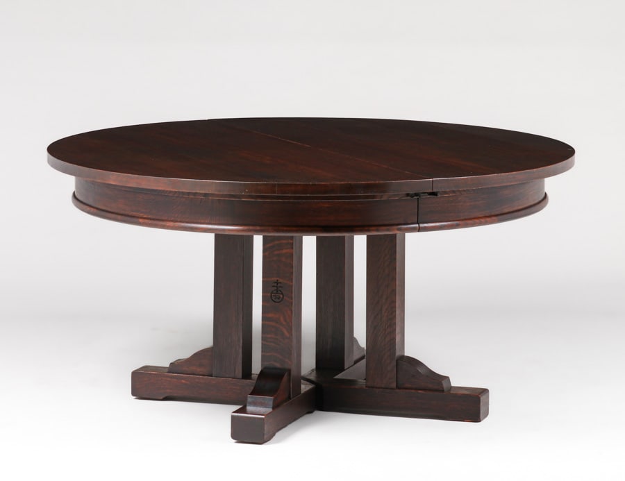 Roycroft #012 Secessionist Oak Dining Table c1912 - 3