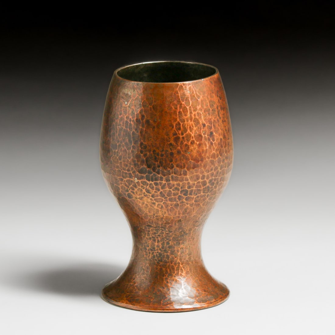 Early Dirk van Erp Hammered Copper Goblet c1908-1909 - 2