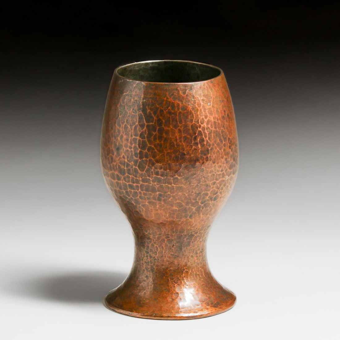 Early Dirk van Erp Hammered Copper Goblet c1908-1909 - 3