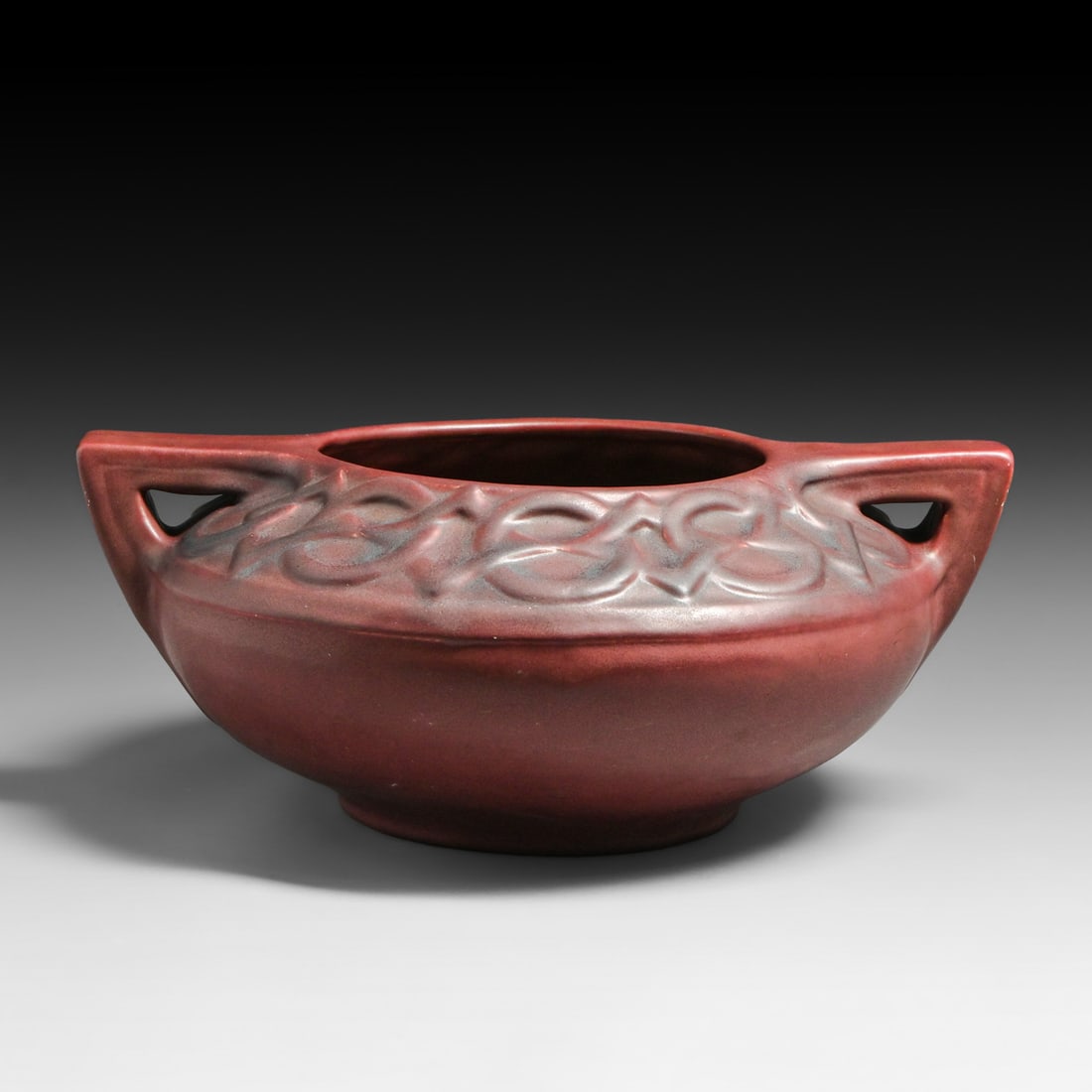 Large Van Briggle #732 Two-Handled Vase c1922-1926: Large Van Briggle #732 Two-Handled Vase c1922-1926. Signed. Perfect condition. 17"w x 6.75"h FREE NATIONWIDE SHIPPINGFree Nationwide Shipping within the lower 48 states for all purchases at our