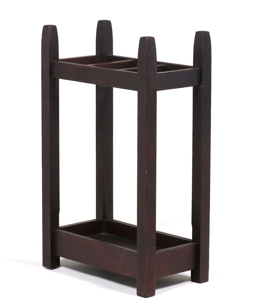 Gustav Stickley Triple Umbrella Stand c1910 - 2