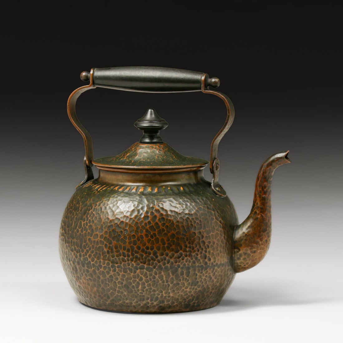 Joseph Heinrichs Hammered Copper Teapot c1910 - 2