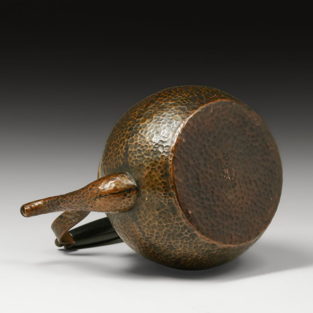 Joseph Heinrichs Hammered Copper Teapot c1910 - 6