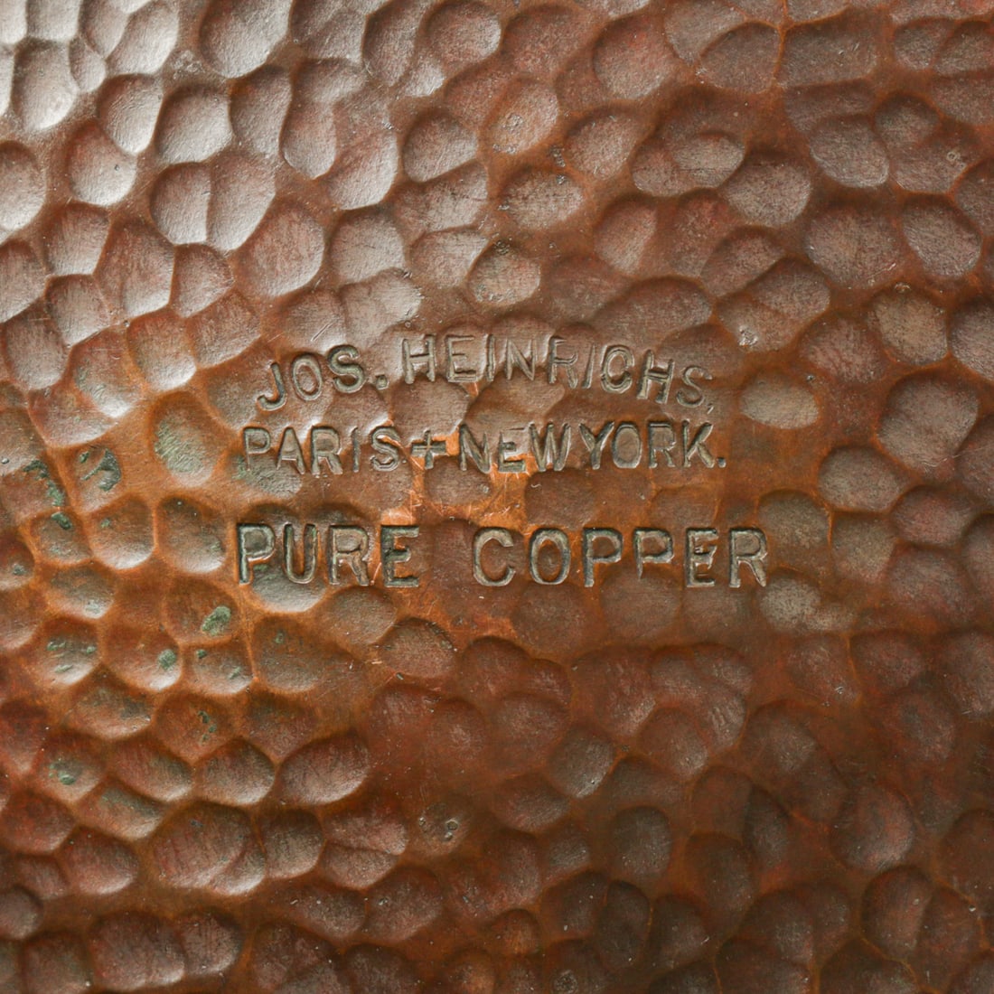 Joseph Heinrichs Hammered Copper Teapot c1910 - 7